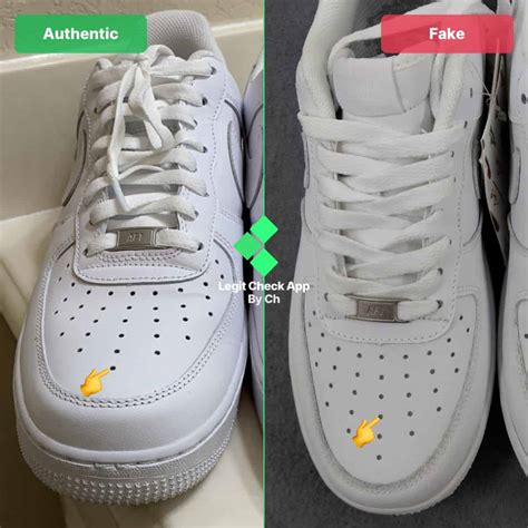 nike air force 1 fakes|air force 1 genuine check.